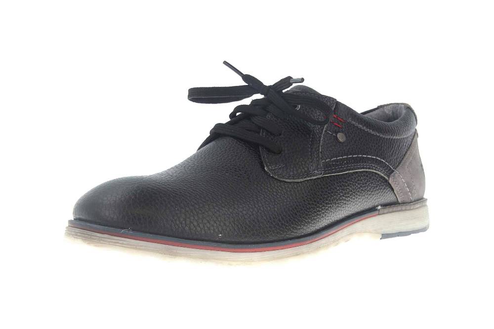 Josef Seibel Tim 01 Halbschuhe In Übergrößen Schwarz 27501 TE42 101 Große Herrenschuhe
