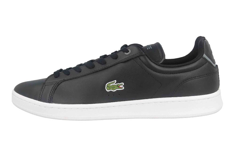 Lacoste CARNABY PRO BL23 1 SMA Sneaker in Übergrößen Schwarz 45SMA0110312 große Herrenschuhe