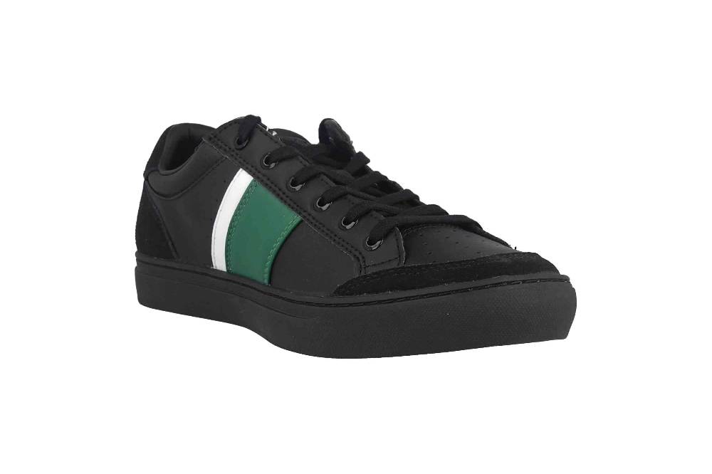 Lacoste COURTLINE 319 1 US CMA Sneaker In Übergrößen Schwarz 38CMA00741B4 Große Herrenschuhe