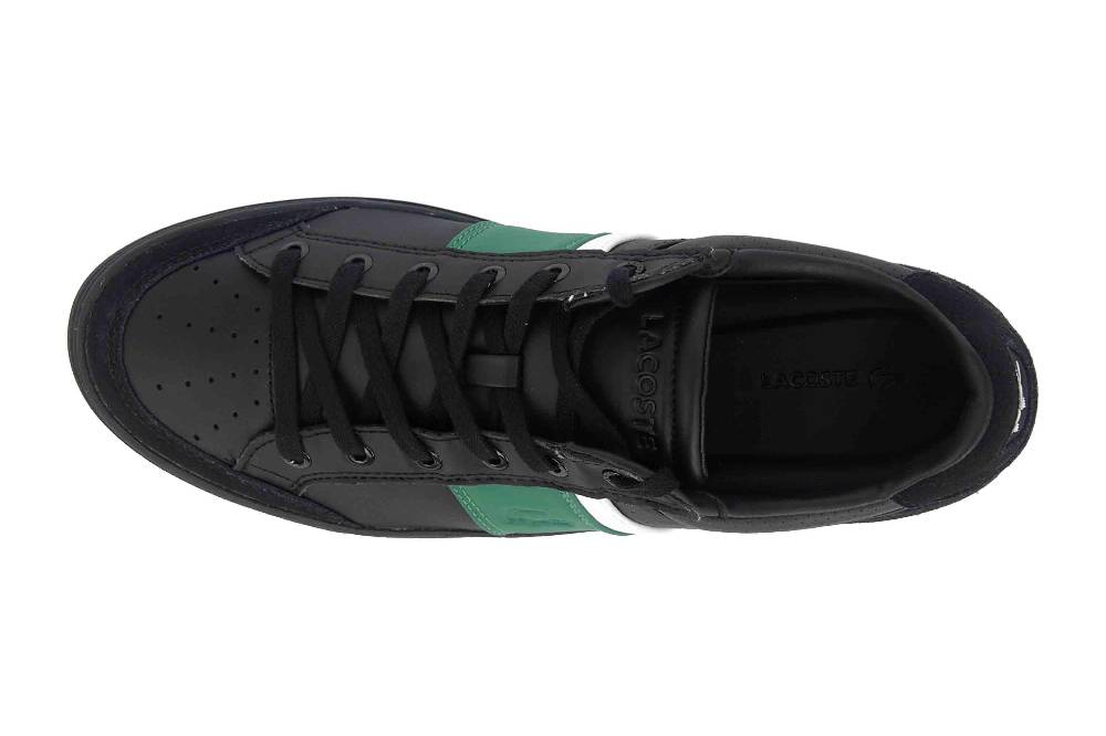 Lacoste COURTLINE 319 1 US CMA Sneaker In Übergrößen Schwarz 38CMA00741B4 Große Herrenschuhe