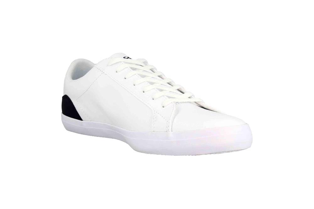 Lacoste Lerond 0120 1 CMA Sneaker In Übergrößen Weiß 40CMA0027147 Große Herrenschuhe