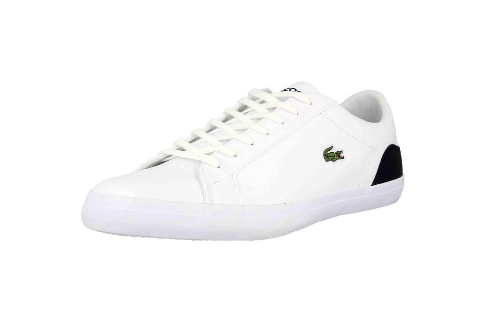 Lacoste Lerond 0120 1 CMA Sneaker In Übergrößen Weiß 40CMA0027147 Große Herrenschuhe