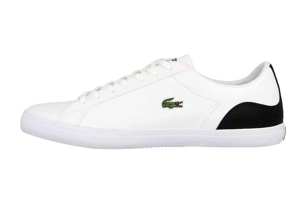 Lacoste Lerond 0120 1 CMA Sneaker in Übergrößen Weiß 40CMA0027147 große Herrenschuhe