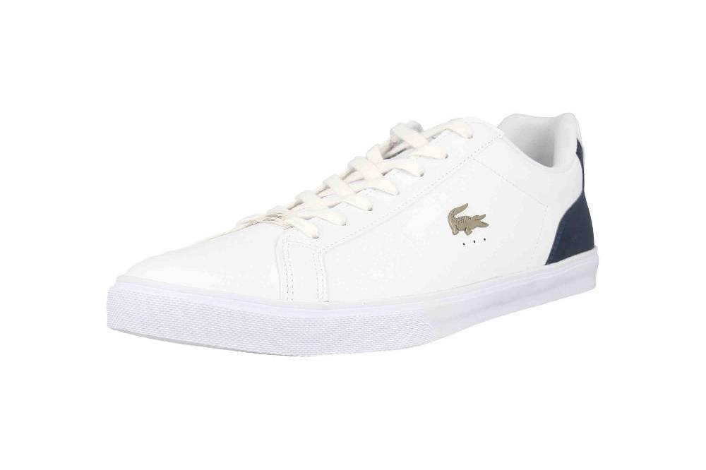 Lacoste LEROND PRO 123 3 CMA Sneaker In Übergrößen Weiß 45CMA0052042 Große Herrenschuhe