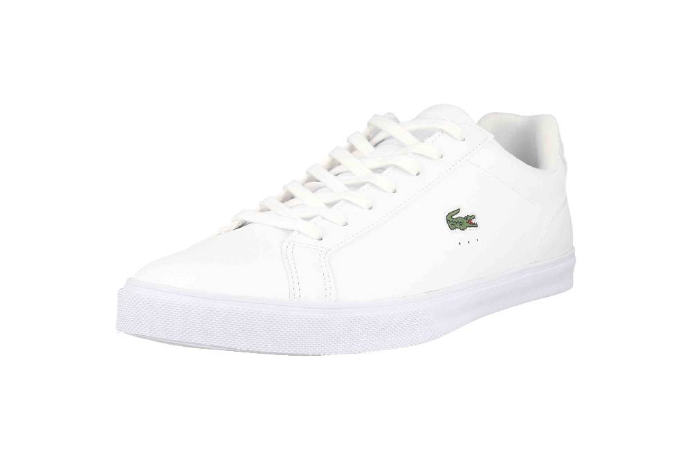 Lacoste LEROND PRO BL 23 1 CMA Sneaker In Übergrößen Weiß 45CMA010021G Große Herrenschuhe