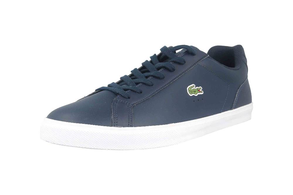 Lacoste LEROND PRO BL 23 1 CMA Sneaker In Übergrößen Blau 45CMA0100092 Große Herrenschuhe