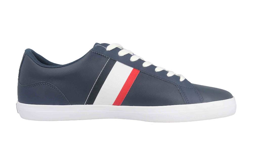 Lacoste LEROND TRI22 2 CMA Sneaker In Übergrößen Blau 43CMA0053092 Große Herrenschuhe