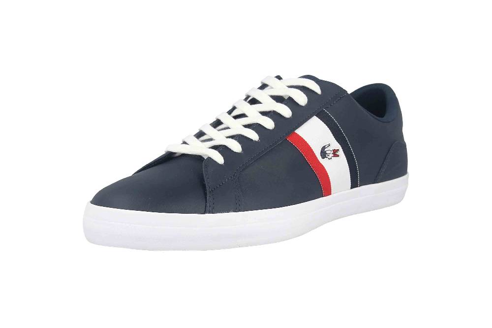 Lacoste LEROND TRI22 2 CMA Sneaker In Übergrößen Blau 43CMA0053092 Große Herrenschuhe