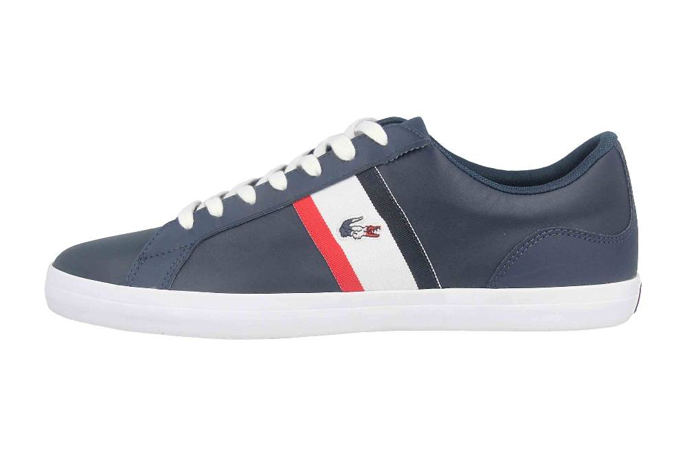 Lacoste LEROND TRI22 2 CMA Sneaker in Übergrößen Blau 43CMA0053092 große Herrenschuhe