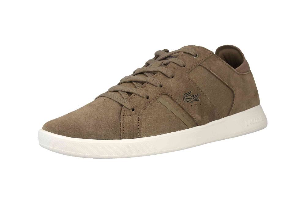 Lacoste Novas 119 3 SMA Sneaker In Übergrößen Grün 37SMA00382A9 Große Herrenschuhe