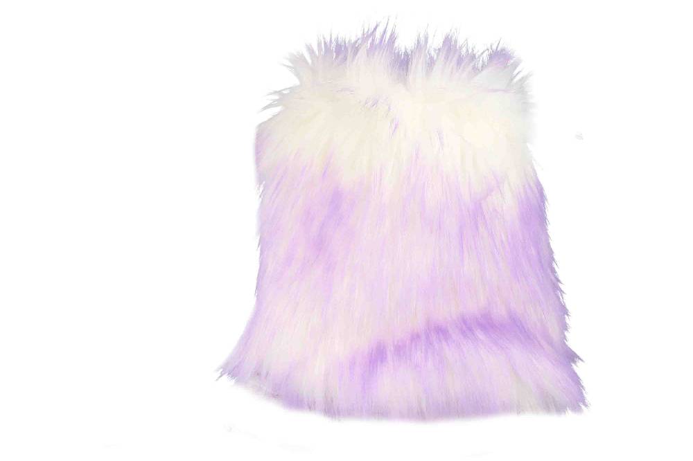 LadyPepp - Candy Flieder - Stulpen Weiß