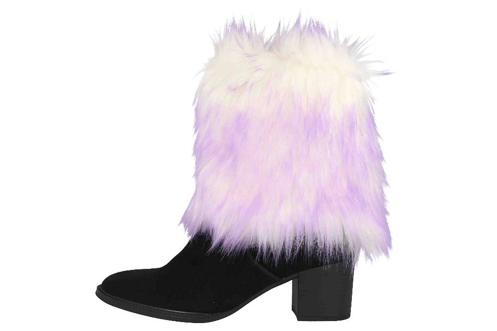 LadyPepp - Candy Flieder - Stulpen Weiß