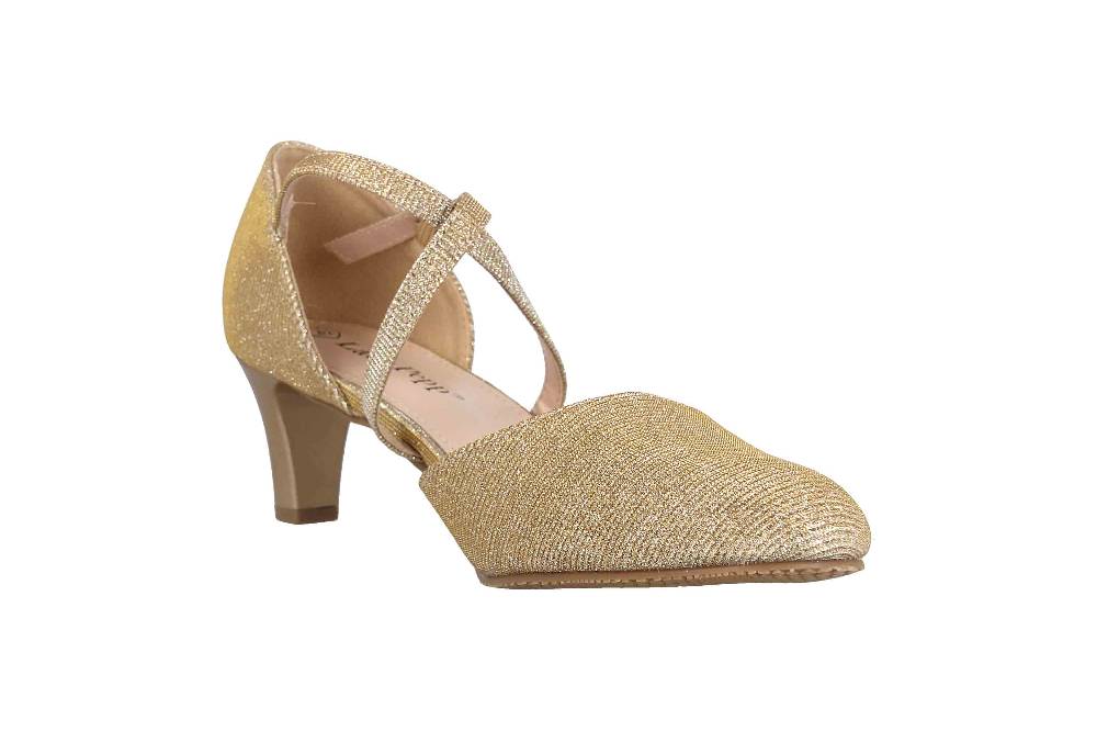 LadyPepp Pumps In Übergrößen Gold 2GY0211502 Gold Glitter Große Damenschuhe