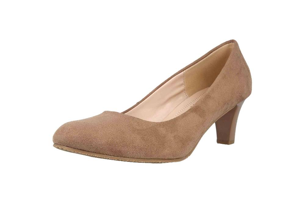LadyPepp Pumps In Übergrößen Mehrfarbig 2GY0211501 Beige MF Große Damenschuhe