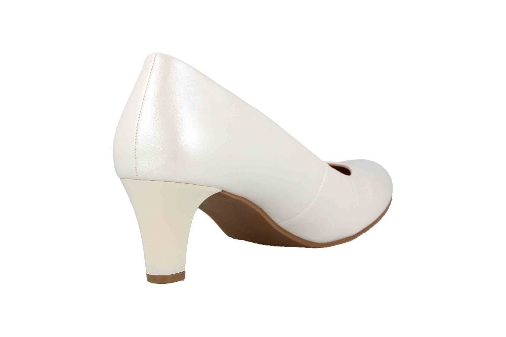 LadyPepp Pumps In Übergrößen Weiß 2GY0211501 White Metallic PU Große Damenschuhe