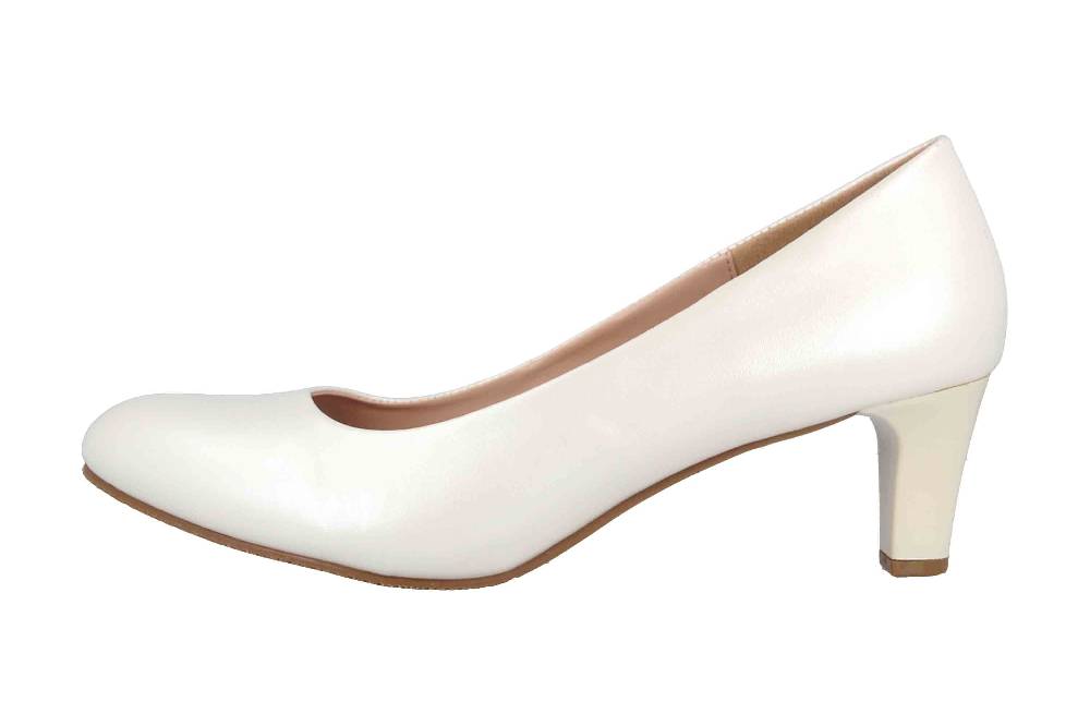 LadyPepp Pumps in Übergrößen Weiß 2GY0211501 White Metallic PU große Damenschuhe
