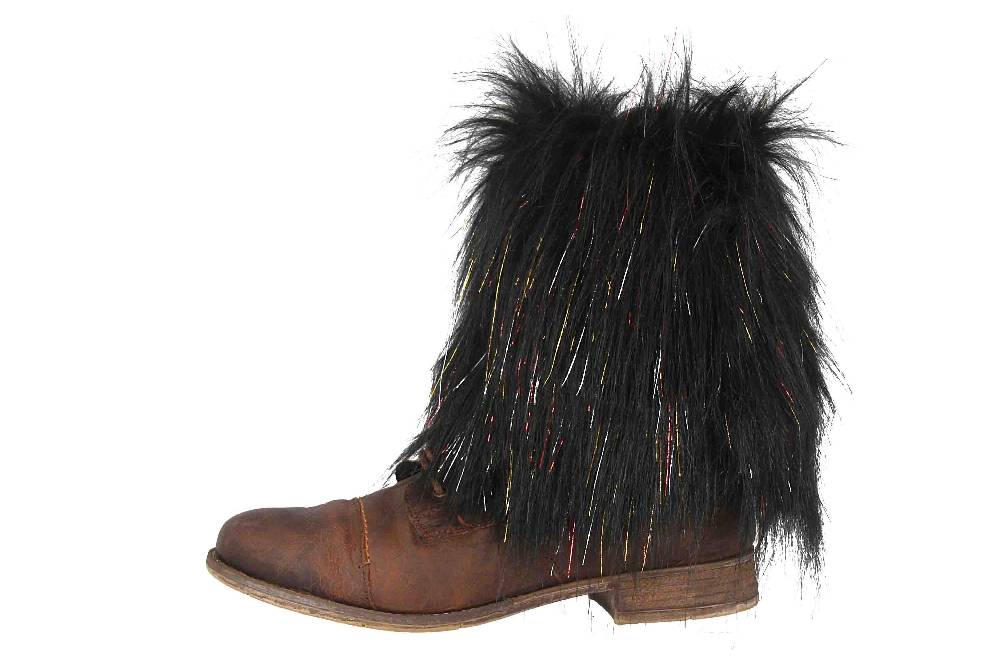 LadyPepp - Schwarz Glitzer - Stulpen Schwarz