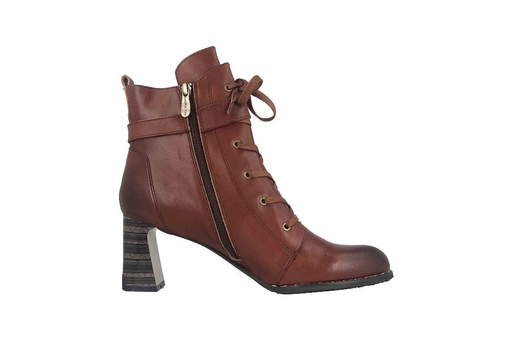 Laura Vita Boots In Übergrößen Braun MAELEO 03A Marron Große Damenschuhe
