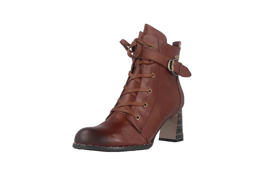 Laura Vita Boots In Übergrößen Braun MAELEO 03A Marron Große Damenschuhe