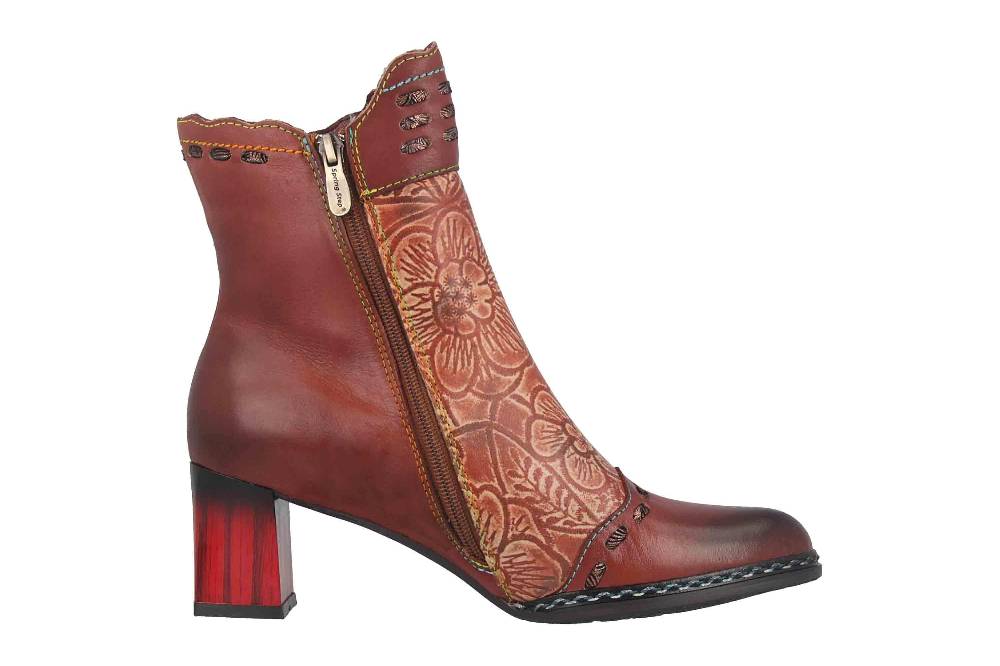 Laura Vita Boots In Übergrößen Braun MAELEO 03A Marron Große Damenschuhe