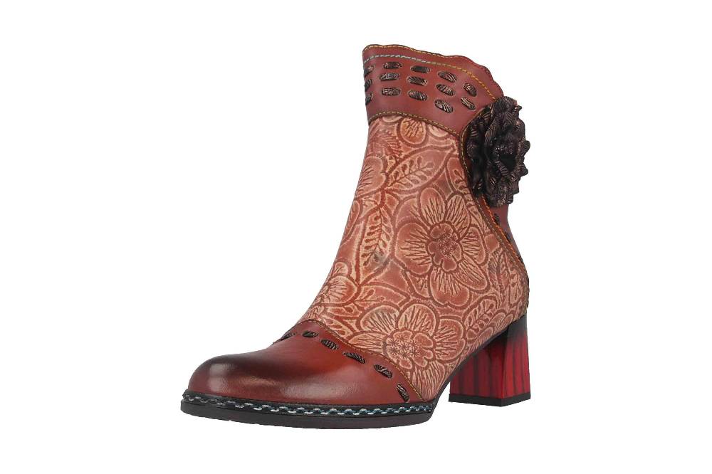 Laura Vita Boots In Übergrößen Braun MAELEO 03A Marron Große Damenschuhe