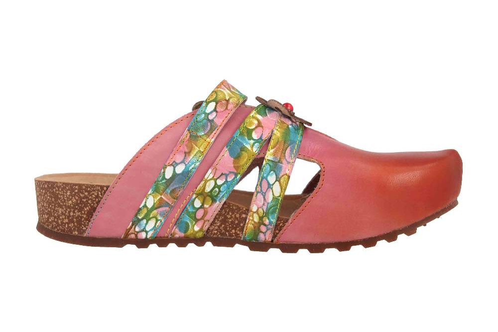 Laura Vita Clogs & Hausschuhe In Übergrößen Pink Brcyano 20 Fushia Große Damenschuhe