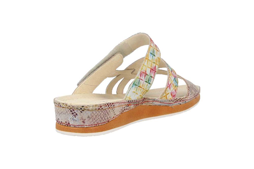 Laura Vita Pantoletten In Übergrößen Mehrfarbig BRUEL 05 Orange Große Damenschuhe