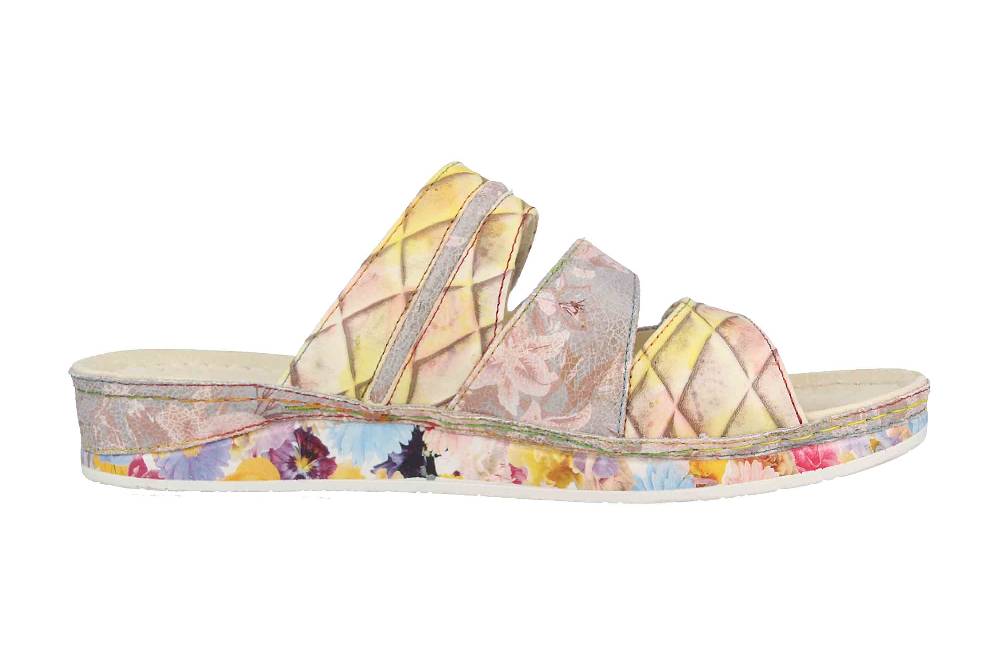 Laura Vita Pantoletten In Übergrößen Mehrfarbig BRCUELO 75 Beige Große Damenschuhe