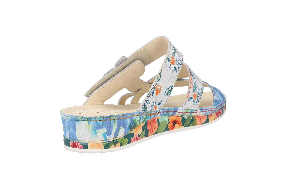 Laura Vita Pantoletten In Übergrößen Mehrfarbig BRUEL 05 Ciel Große Damenschuhe