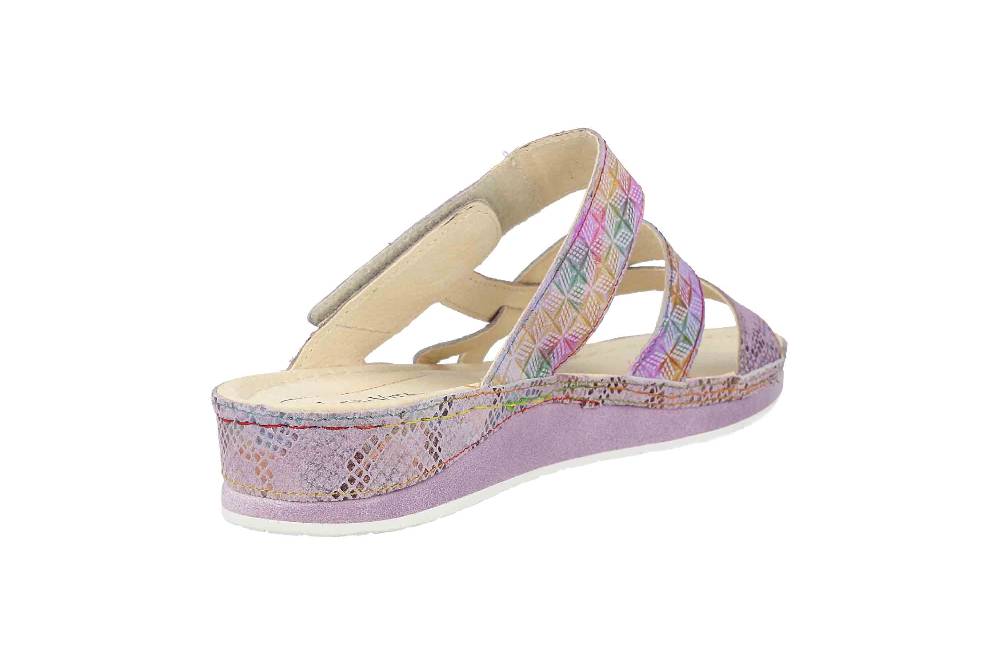 Laura Vita Pantoletten In Übergrößen Mehrfarbig BRUEL 05 Lilas Große Damenschuhe