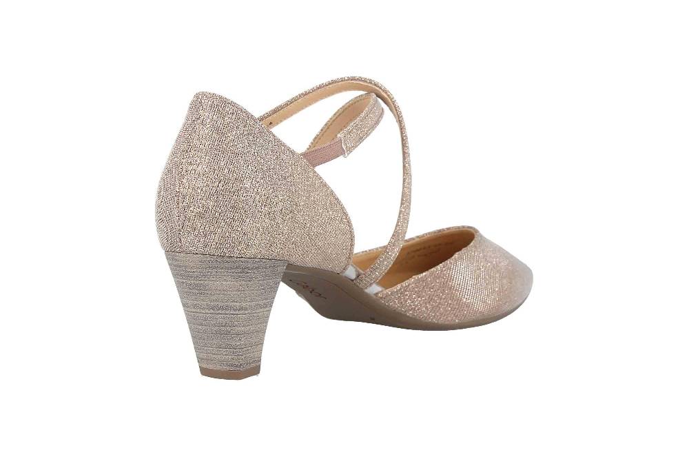 Laura Vita Pumps In Übergrößen Mehrfarbig ELCODIEO 232 Abricot Große Damenschuhe