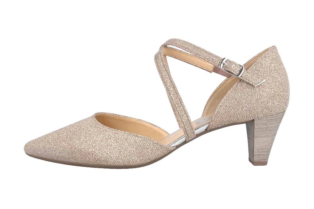 Laura Vita Pumps in Übergrößen Mehrfarbig ELCODIEO 232 Abricot große Damenschuhe