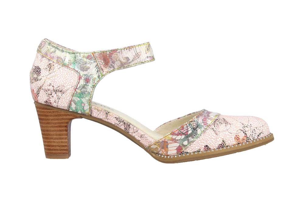 Laura Vita Pumps In Übergrößen Mehrfarbig ELCODIEO 232 Abricot Große Damenschuhe