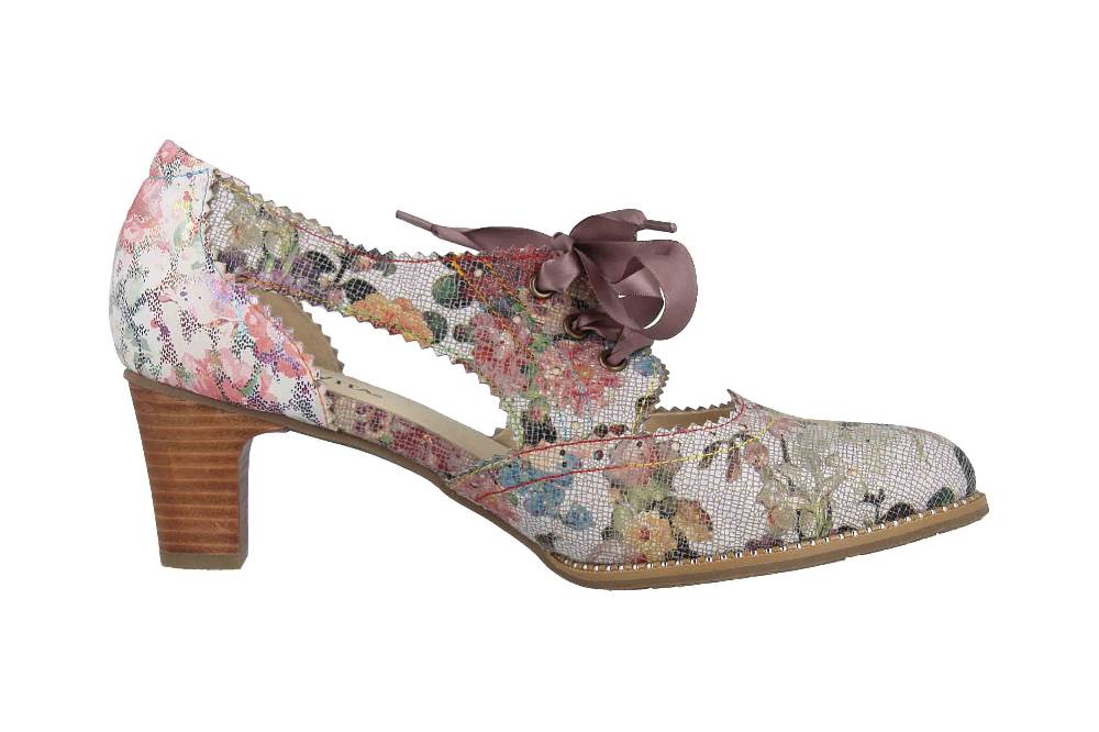 Laura Vita Pumps In Übergrößen Mehrfarbig ELCODIEO 0422 Café Große Damenschuhe