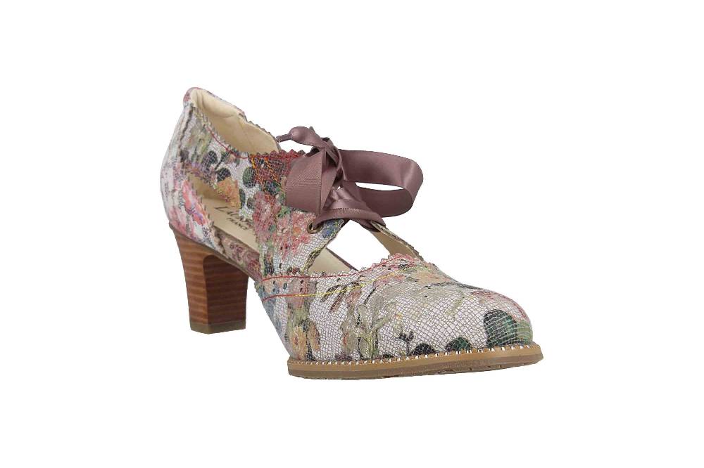 Laura Vita Pumps In Übergrößen Mehrfarbig ELCODIEO 0422 Café Große Damenschuhe
