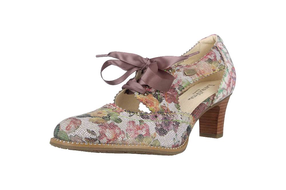 Laura Vita Pumps In Übergrößen Mehrfarbig ELCODIEO 0422 Café Große Damenschuhe