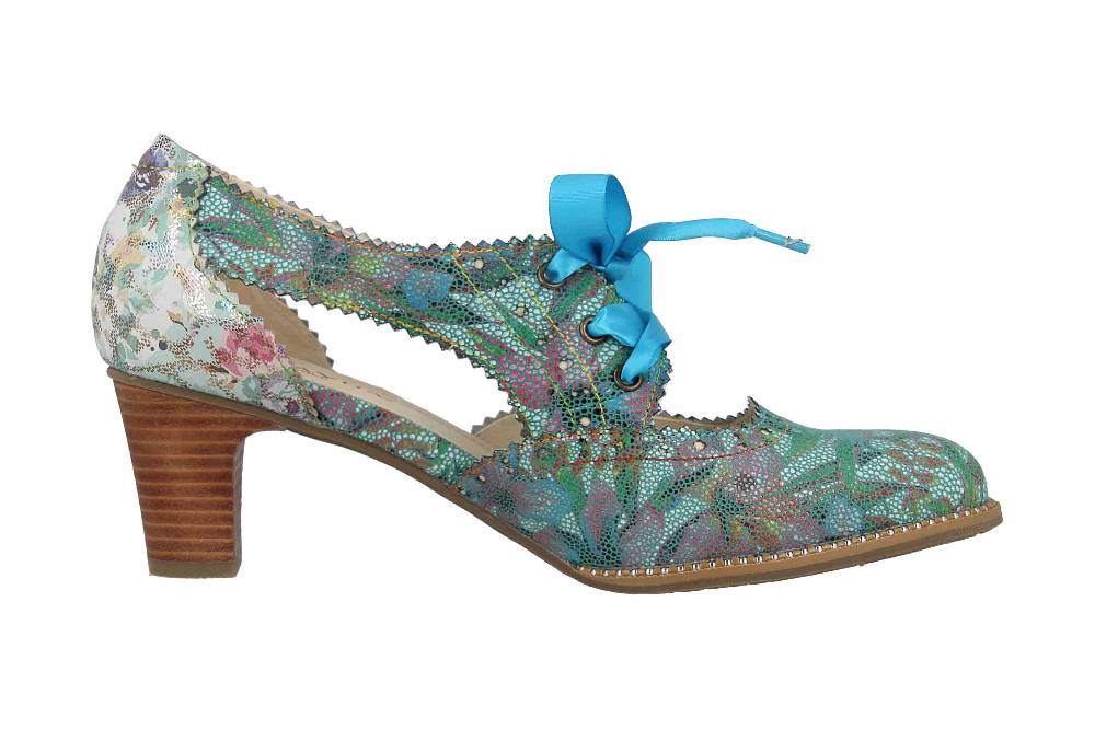 Laura Vita Pumps In Übergrößen Mehrfarbig ELCODIEO 0422 Kaki Große Damenschuhe