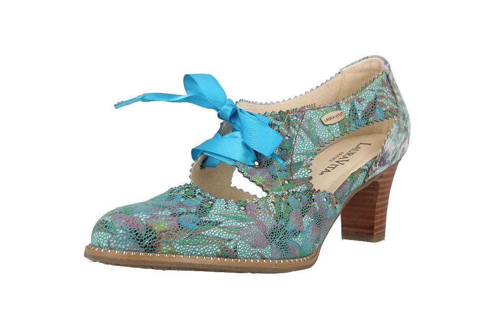 Laura Vita Pumps In Übergrößen Mehrfarbig ELCODIEO 0422 Kaki Große Damenschuhe