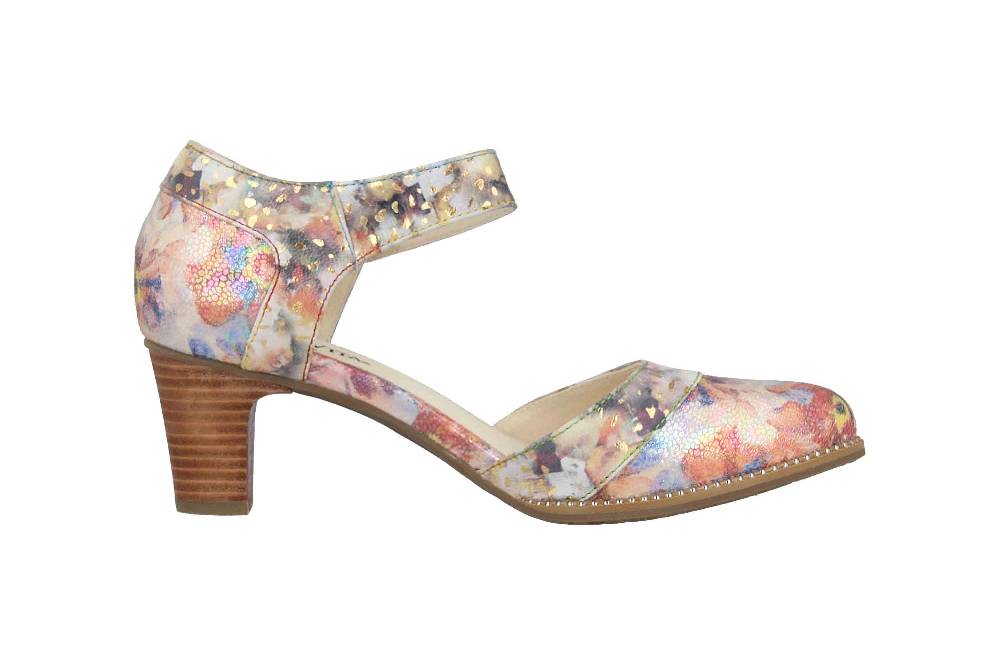 Laura Vita Pumps In Übergrößen Mehrfarbig ELCODIEO 232 Abricot Große Damenschuhe