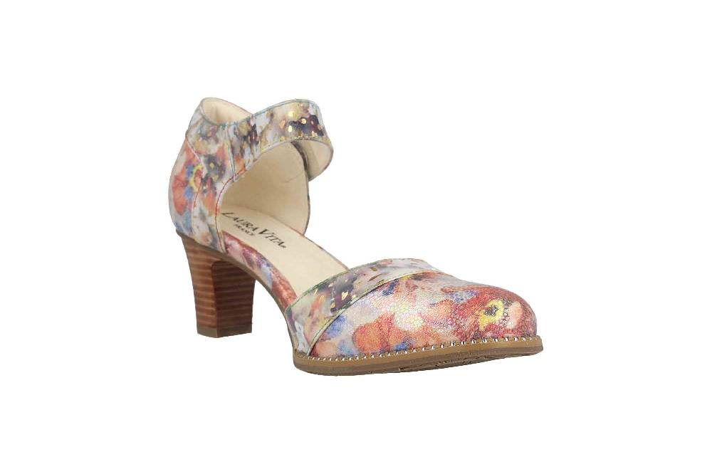 Laura Vita Pumps In Übergrößen Mehrfarbig ELCODIEO 232 Abricot Große Damenschuhe