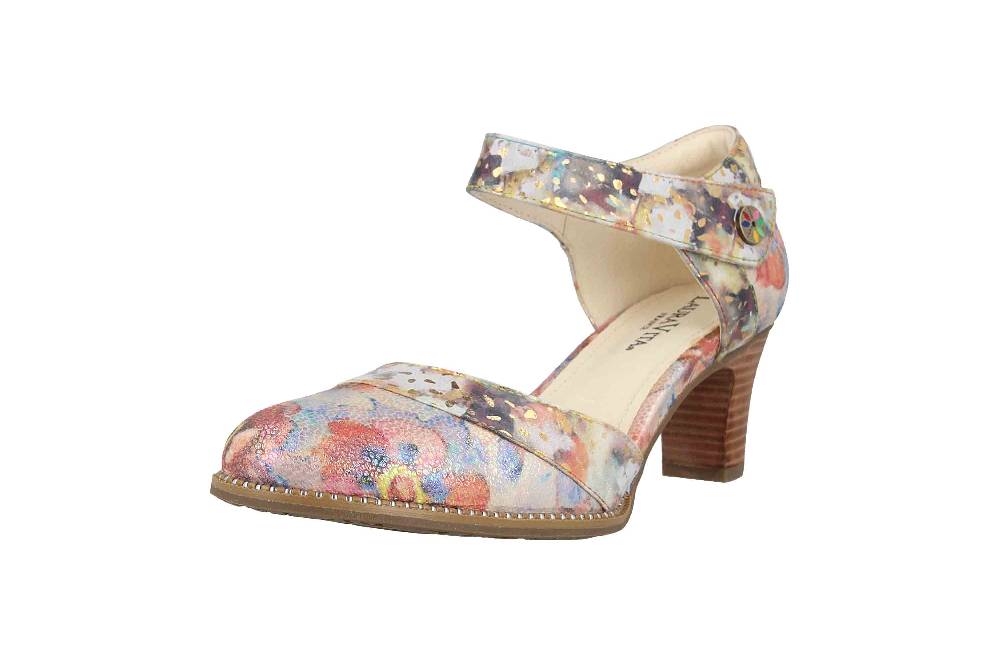 Laura Vita Pumps In Übergrößen Mehrfarbig ELCODIEO 232 Abricot Große Damenschuhe