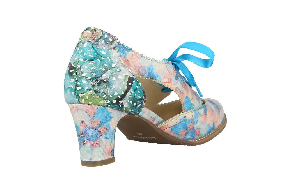 Laura Vita Pumps In Übergrößen Mehrfarbig ELCODIEO 0422 Indigo Große Damenschuhe