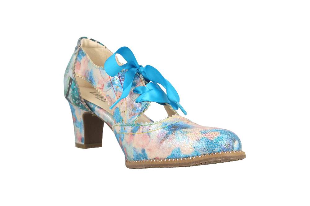 Laura Vita Pumps In Übergrößen Mehrfarbig ELCODIEO 0422 Indigo Große Damenschuhe