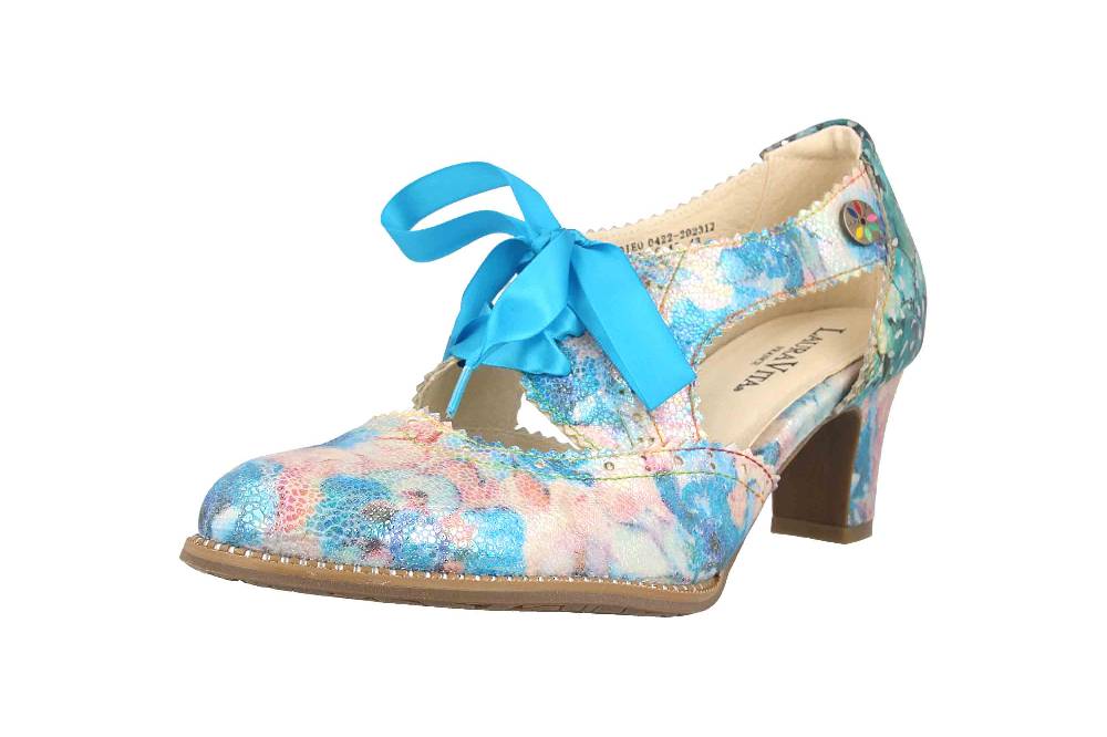 Laura Vita Pumps In Übergrößen Mehrfarbig ELCODIEO 0422 Indigo Große Damenschuhe
