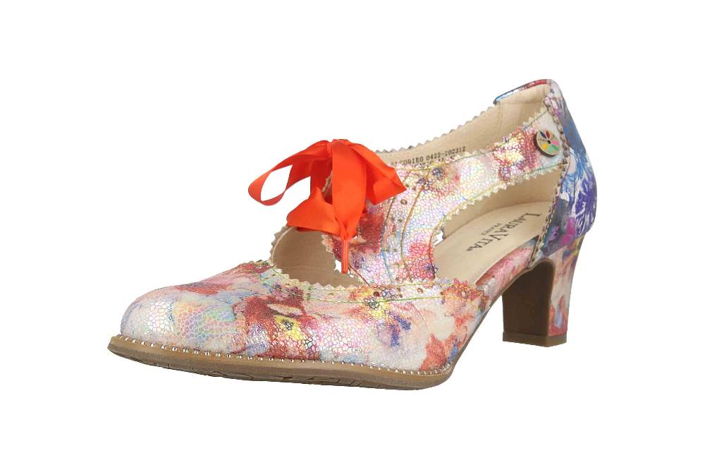 Laura Vita Pumps In Übergrößen Mehrfarbig ELCODIEO 0422 Corail Große Damenschuhe