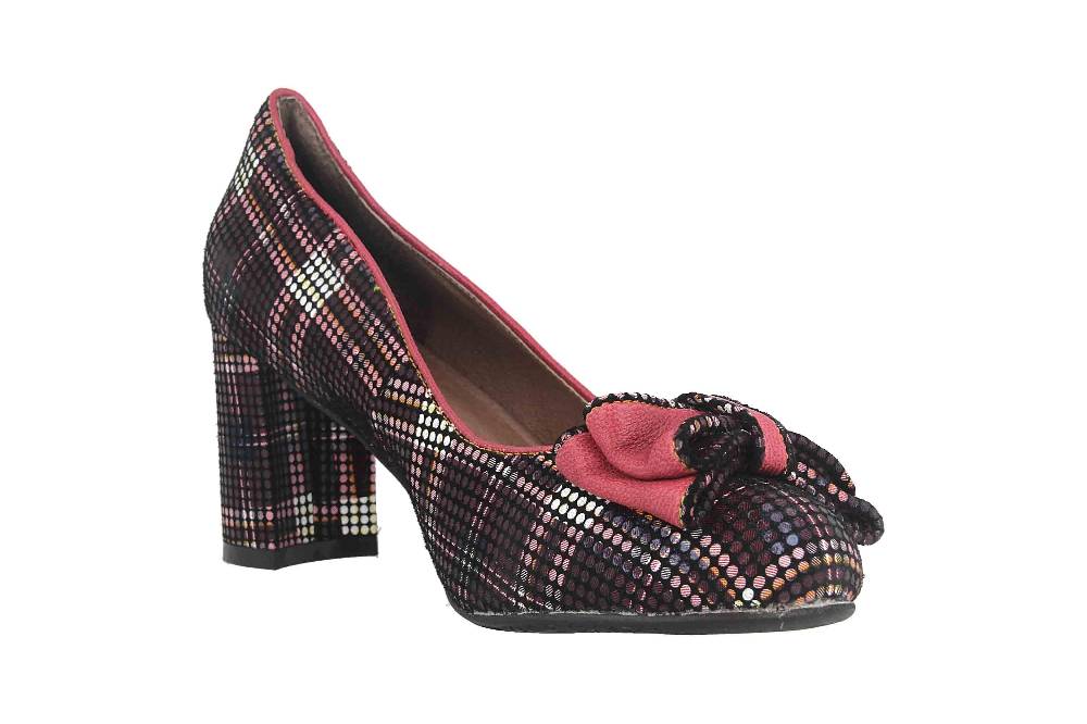 Laura Vita Pumps In Übergrößen Mehrfarbig Huco 11 Violet Große Damenschuhe