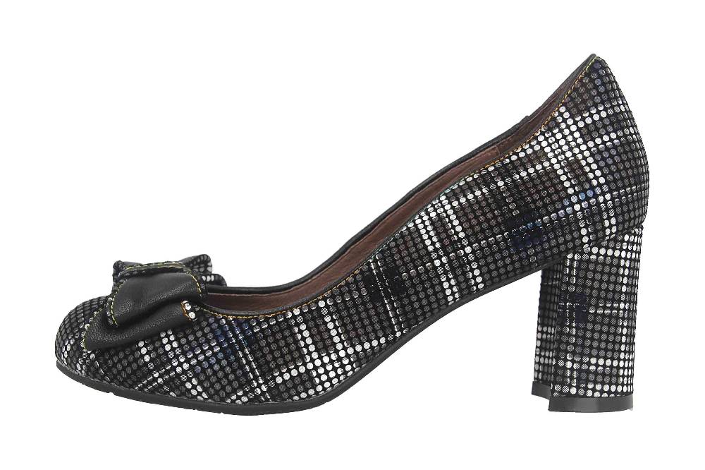 Laura Vita Pumps in Übergrößen Mehrfarbig Huco 11 Noir große Damenschuhe