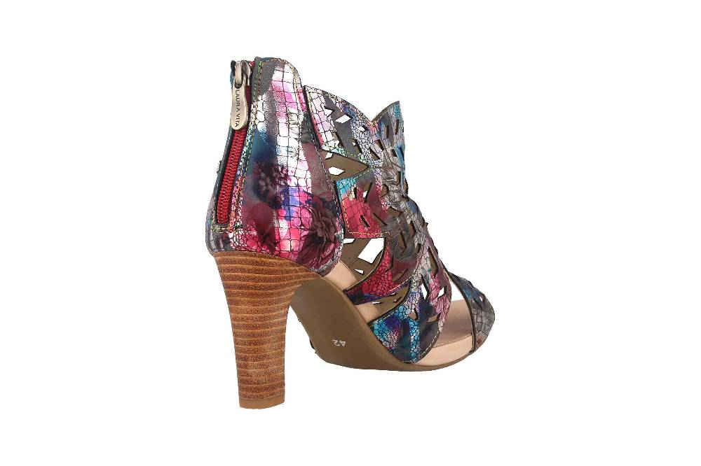 Laura Vita Sandalen In Übergrößen Mehrfarbig Albane 0482 Noir Große Damenschuhe