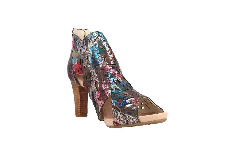 Laura Vita Sandalen In Übergrößen Mehrfarbig Albane 0482 Noir Große Damenschuhe