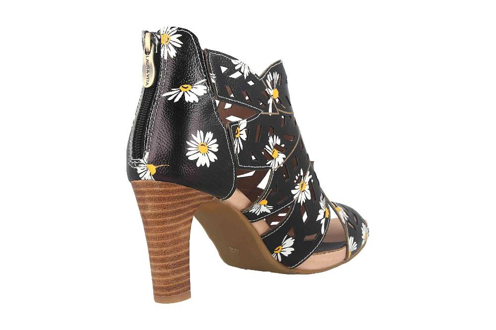 Laura Vita Sandalen In Übergrößen Mehrfarbig Alcbaneo 422 Noir Große Damenschuhe